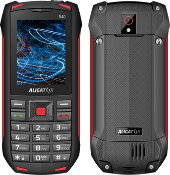 Aligator R40 eXtremo czarny/czerwony