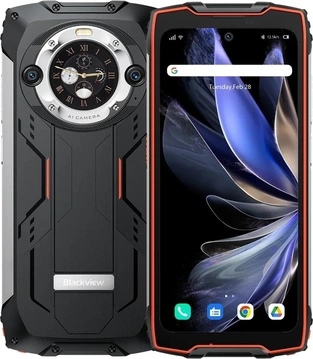 Blackview BV9300 Pro 256GB/12GB czarny/pomarańczowy