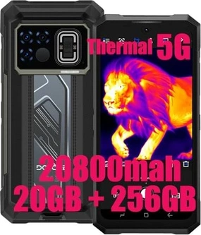 Doogee Fire 6 Max czarny/srebrny