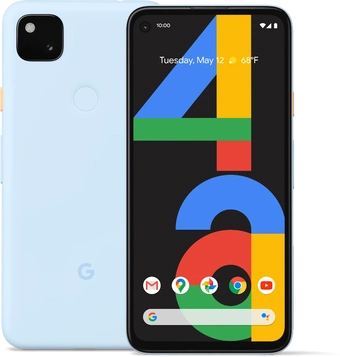 Google Pixel 4a barely blue