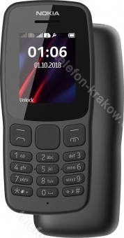 Nokia 106 (2018) Dual-SIM ciemnoszary