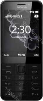 Nokia 230 Single-SIM czarny/srebrny