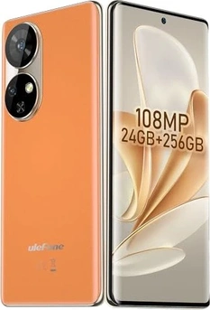 Ulefone Note 17 Pro bursztynowy pomarańczowy