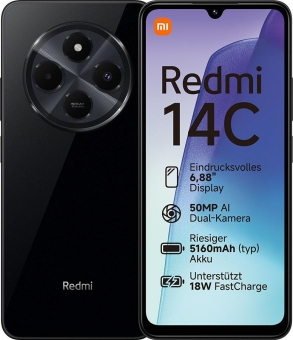 Xiaomi Redmi 14C 256GB/8GB Midnight Black