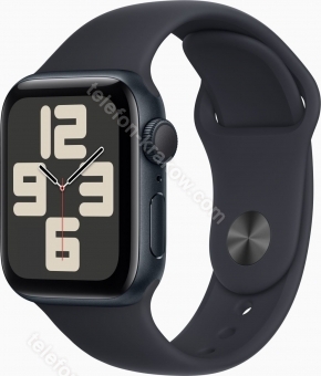Apple Watch SE 2022 (GPS) 40mm Mitternacht z paskiem sportowym M/L Mitternacht