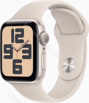Apple Watch SE 2022 (GPS) 40mm Polarstern z paskiem sportowym M/L Polarstern