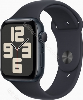 Apple Watch SE 2022 (GPS) 44mm Mitternacht z paskiem sportowym S/M Mitternacht