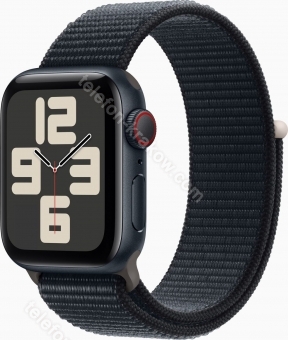 Apple Watch SE 2022 (GPS + Cellular) 40mm Mitternacht z Sport Loop Mitternacht