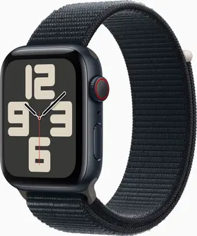 Apple Watch SE 2022 (GPS + Cellular) 44mm midnight z Sport Loop midnight