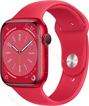 Apple Watch Series 8 (GPS + Cellular) 45mm aluminiowy PRODUCT(RED) z paskiem sportowym PRODUCT(RED)