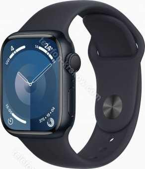 Apple Watch Series 9 (GPS) 41mm aluminiowy Mitternacht z paskiem sportowym M/L Mitternacht