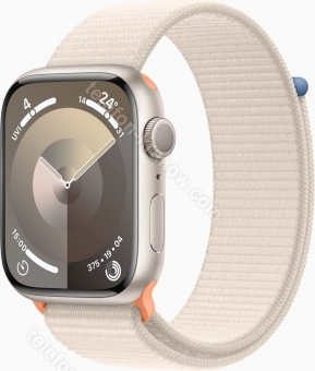 Apple Watch Series 9 (GPS) 45mm aluminiowy Polarstern z Sport Loop Polarstern