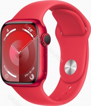 Apple Watch Series 9 (GPS + Cellular) 41mm aluminiowy (PRODUCT)RED z paskiem sportowym M/L (PRODUCT)RED