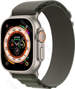 Apple Watch Ultra z Alpine Loop Large zielony