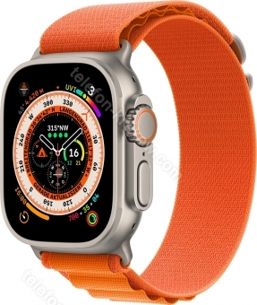 Apple Watch Ultra z Alpine Loop Medium pomarańczowy