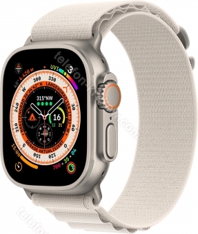 Apple Watch Ultra z Alpine Loop Small Polarstern