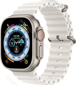 Apple Watch Ultra z Ocean opaska biały