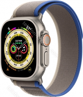 Apple Watch Ultra z Trail Loop S/M niebieski/szary