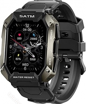 Bengux dla mężczyzn Smartwatch 1.72" czarny