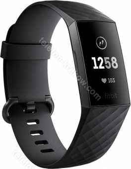 Fitbit Charge 3 tracker aktywności czarny/aluminium/szary grafit