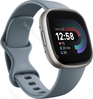 Fitbit Versa 4 tracker aktywności wasserfallblau/aluminium platynowy