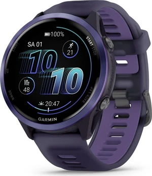 Garmin Forerunner 570 47mm indigo aluminium/translucent imperial purple/indigo
