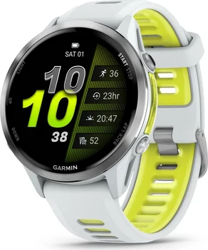 Garmin Forerunner 970 titanium/whitestone/translucent amp yellow