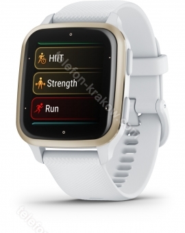 Garmin Venu SQ 2 white/cream złoty