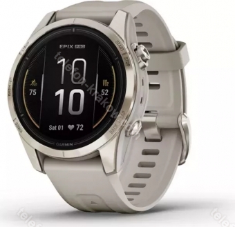 Garmin epix 2S Pro Sapphire light piaskowy/soft złoty