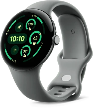 Google pikseli Watch 3 (LTE) 45mm mata Hazel z paskiem sportowym Hazel