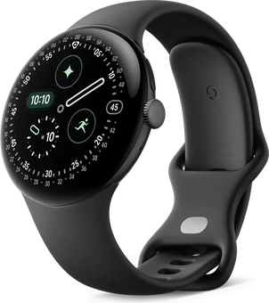 Google pikseli Watch 4 (Wi-Fi) 45mm mata Black z paskiem sportowym Obsidian