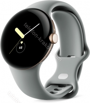 Google pikseli Watch (LTE) Champagne złoto z paskiem sportowym Hazel