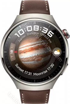 Huawei Watch 4 Pro Dark Brown Leather Strap