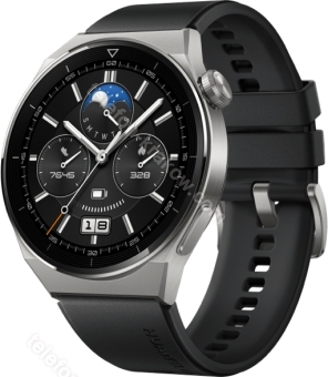 Huawei Watch GT 3 Pro Titanium 46mm Black fluoroelastomer