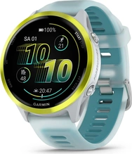 Garmin Forerunner 570 47mm amp yellow aluminium/translucent whitestone/turquoise