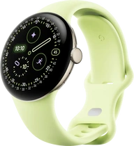 Google pikseli Watch 4 (Wi-Fi) 41mm Champagne złoto z paskiem sportowym Lemongrass