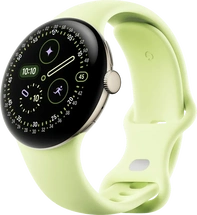 Google pikseli Watch 4 (LTE) 41mm Champagne złoto z paskiem sportowym Lemongrass