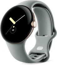 Google pikseli Watch (Wi-Fi) Champagne złoto z paskiem sportowym Hazel