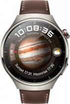 Huawei Watch 4 Pro Dark Brown Leather Strap