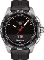 Tissot T-Touch Connect solar czarny/srebrny z pasek kauczukowy czarny