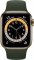 Apple Watch Series 6 (GPS + Cellular) 40mm stal szlachetna złoty z paskiem sportowym zyperngrün