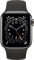 Apple Watch Series 6 (GPS + Cellular) 40mm stal szlachetna grafit z paskiem sportowym czarny