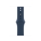 Apple Watch Series 7 (GPS + Cellular) 41mm stal szlachetna grafit z paskiem sportowym abyssblau