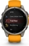 Garmin Fenix 8 47mm Sapphire titanium/spark pomarańczowy