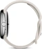 Google pikseli Watch 3 (Wi-Fi) 45mm Polished Silver z paskiem sportowym Porcelain