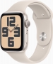 Apple Watch SE 2022 (GPS) 44mm Polarstern z paskiem sportowym S/M Polarstern