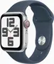 Apple Watch SE 2022 (GPS + Cellular) 40mm srebrny z paskiem sportowym M/L sturmblue