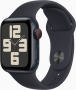 Apple Watch SE 2022 (GPS + Cellular) 40mm Mitternacht z paskiem sportowym S/M Mitternacht