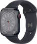 Apple Watch Series 8 (GPS + Cellular) 45mm aluminiowy Mitternacht z paskiem sportowym Mitternacht