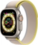 Apple Watch Ultra z Trail Loop M/L żółty/beżowy